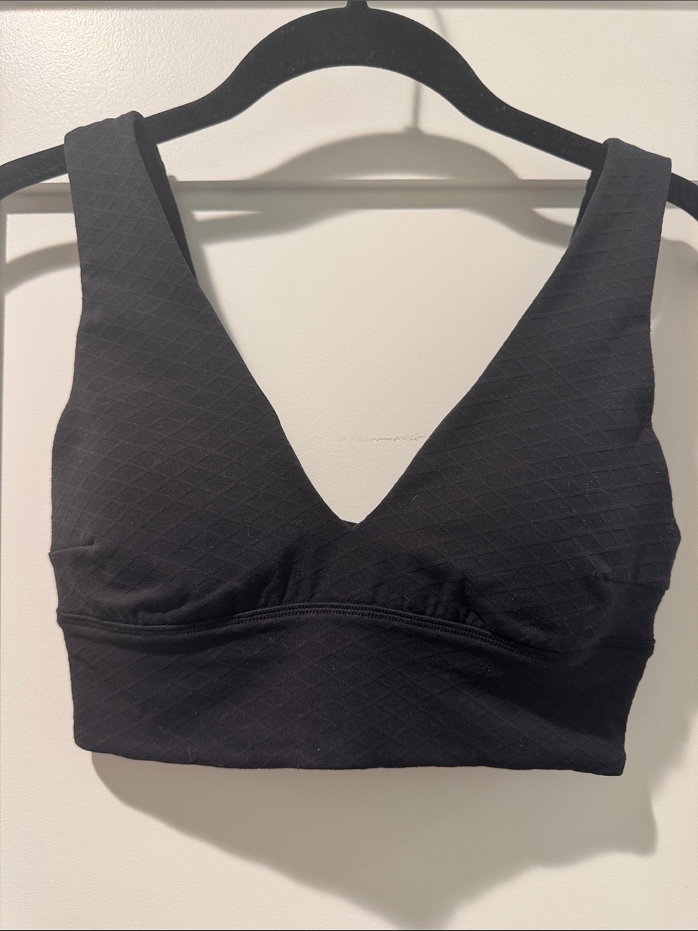 lululemon athletica Black V-Neck Wireless Bralette